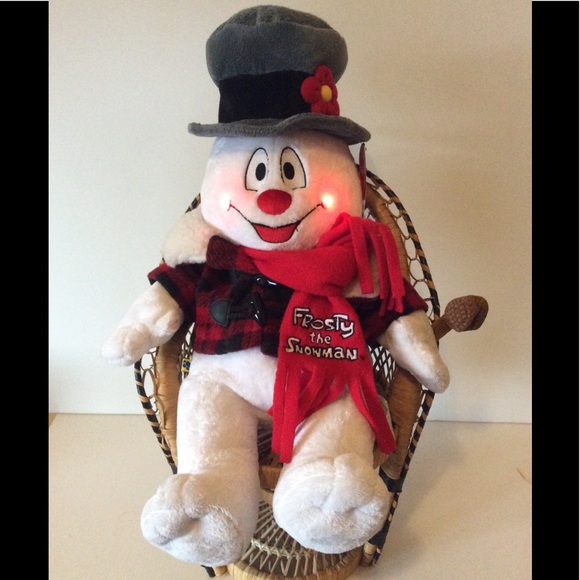 Build A Bear Frosty The Snowman Light& Music 18”